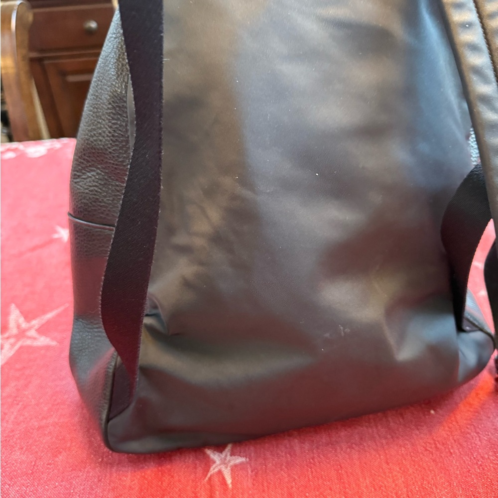 Coach 29004 Charlie Pebble Letter Black Backpack - Picture 9 of 16